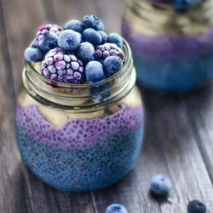 Berry Smoothei with Chia Seeds